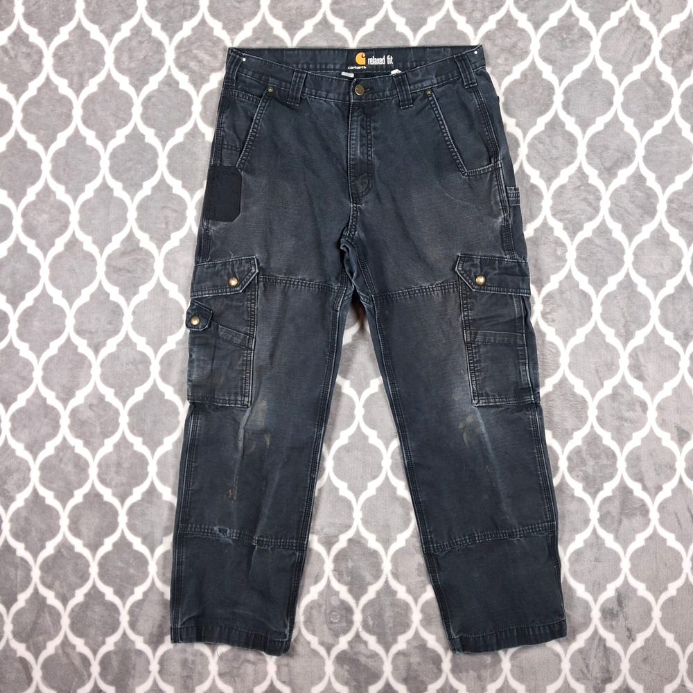 Carhartt Black Cargo Work Pants